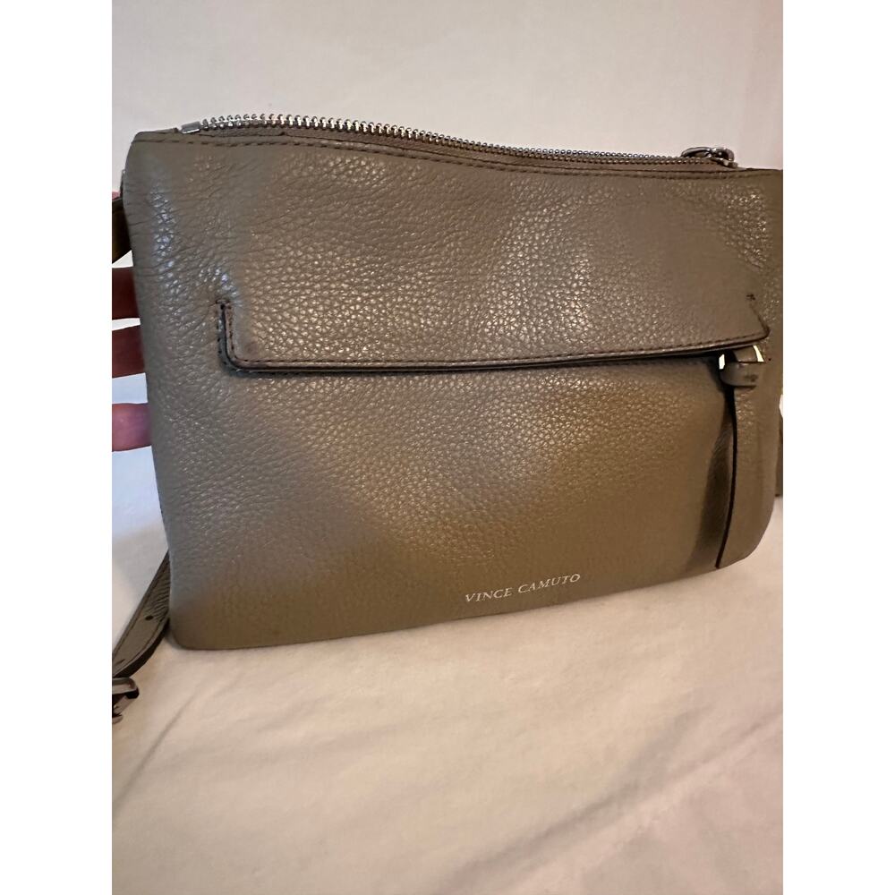 Vince Camuto Gally Crossbody Bag - Taupe - Excellent